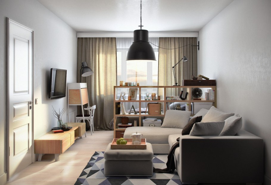 Зонирование гостиной икеа