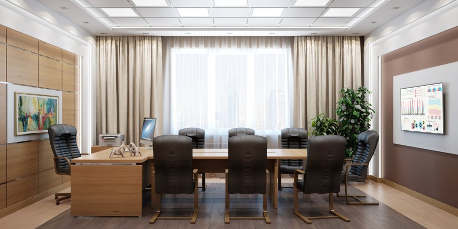 Потолок для кабинета руководитель офиса