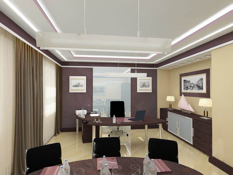 Потолки в директорском кабинете