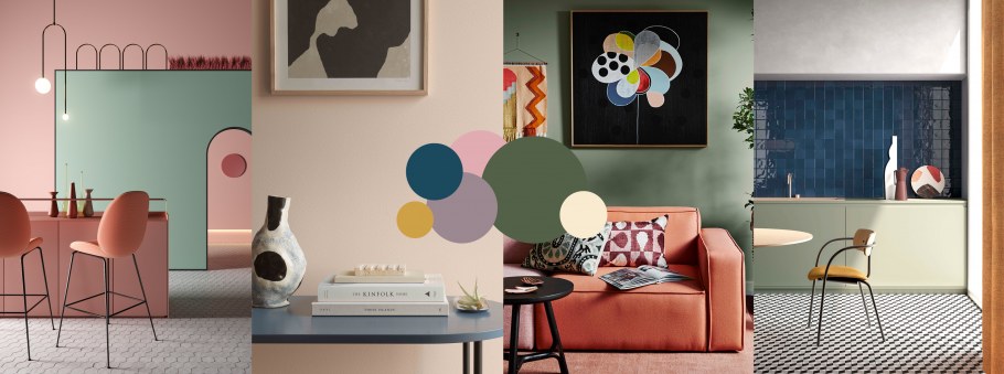 Палитра модные цвета стен в интерьере 2021