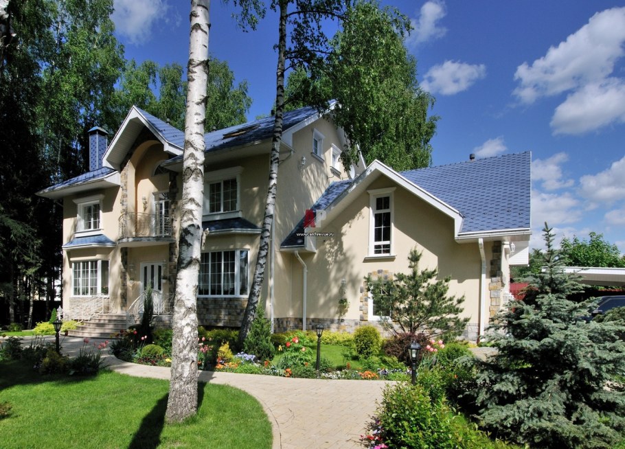 Дом в стиле Прованс фасад