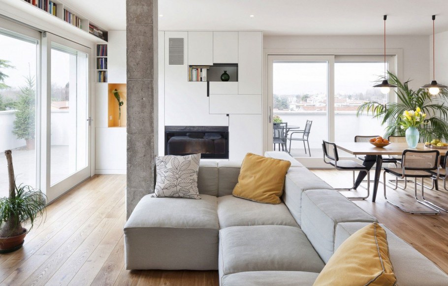 Светлая квартира в современном стиле