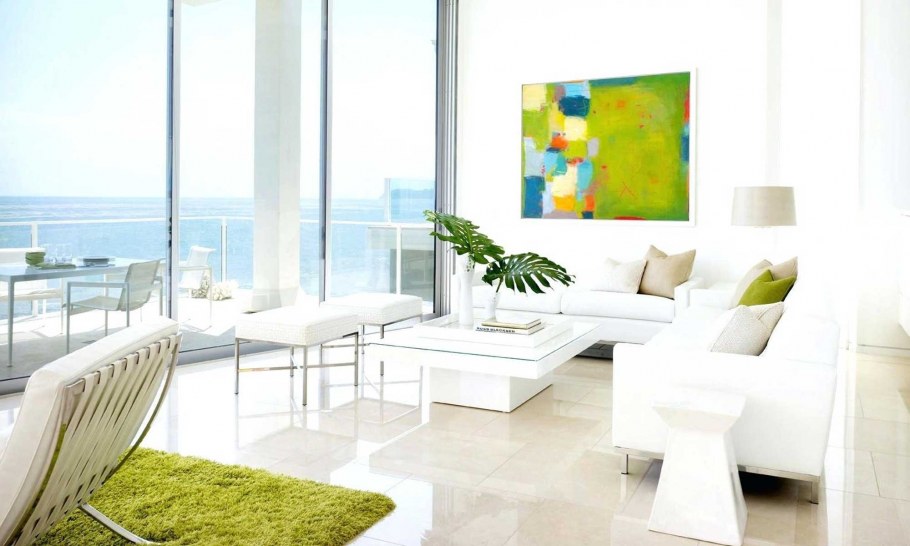 Красивый светлый интерьер