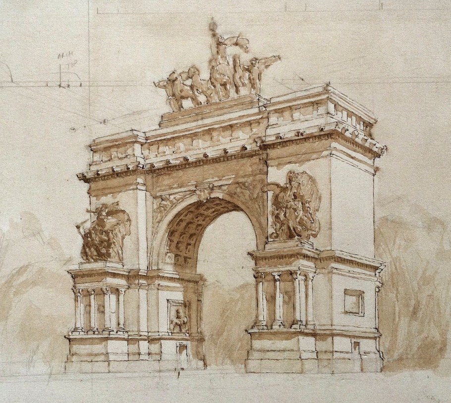 В. Стасов. Нарвские ворота. 1834.