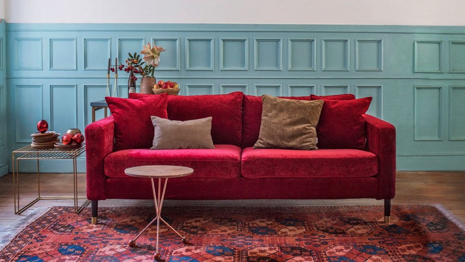 Бархатный диван икеа