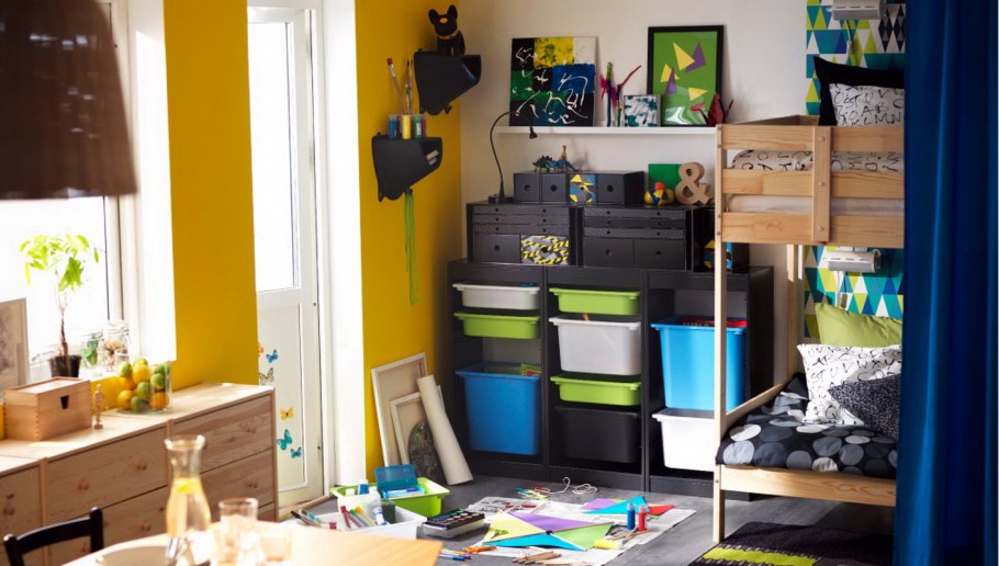 Организация детской комнаты икеа