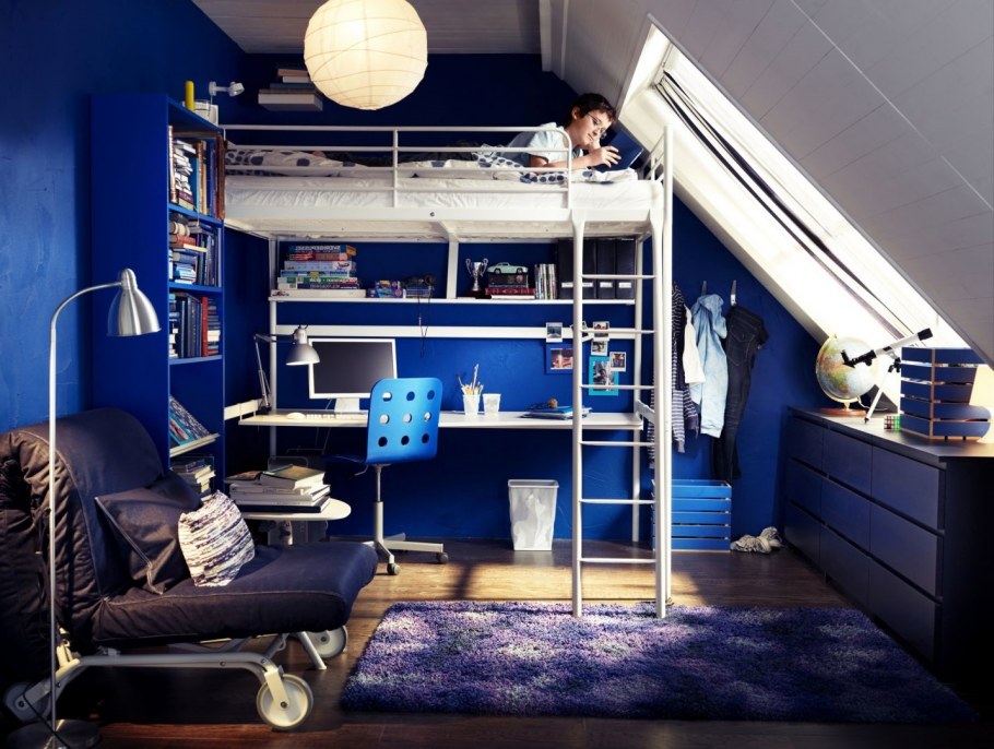 Икеа подростковая комната для мальчика