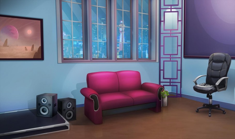 Комната с телевизором арт