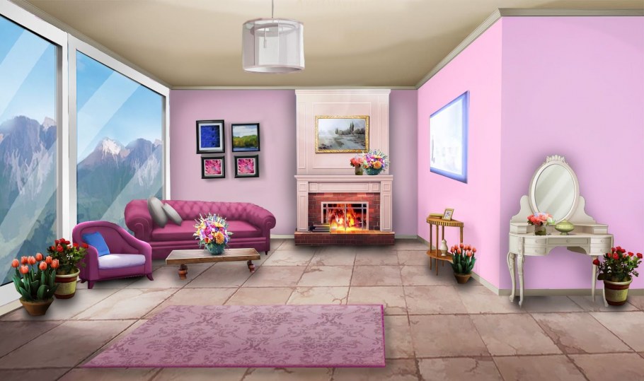 Комната с диваном