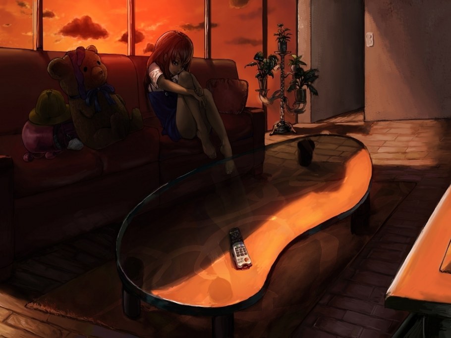 Кровать в гача лай комната