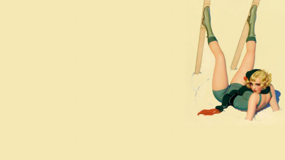 Интерьер в стиле пин ап