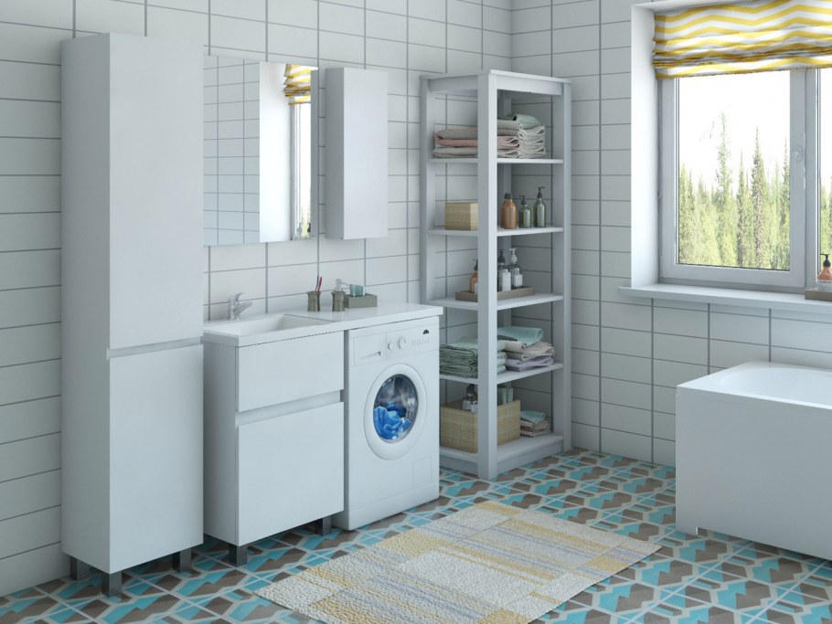 Тумба с раковиной Эстет Dallas Luxe 140