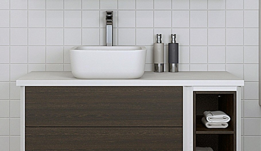 Тумба с раковиной Акватон Брук 80