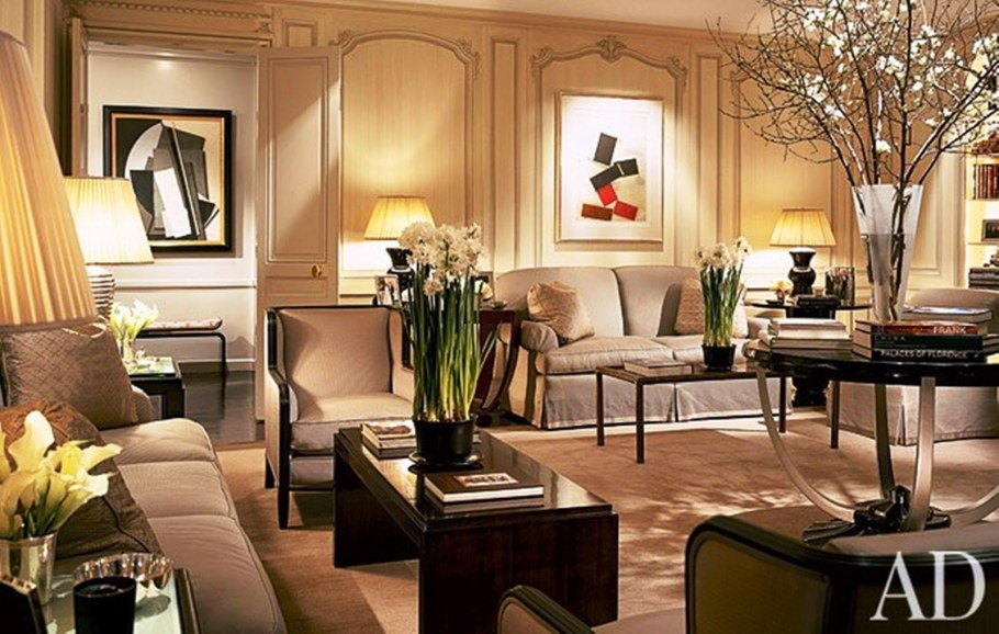 Цветы в интерьере арт деко