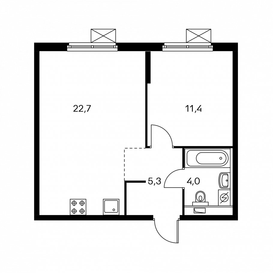 Метраж комнат пик Ильинские Луга