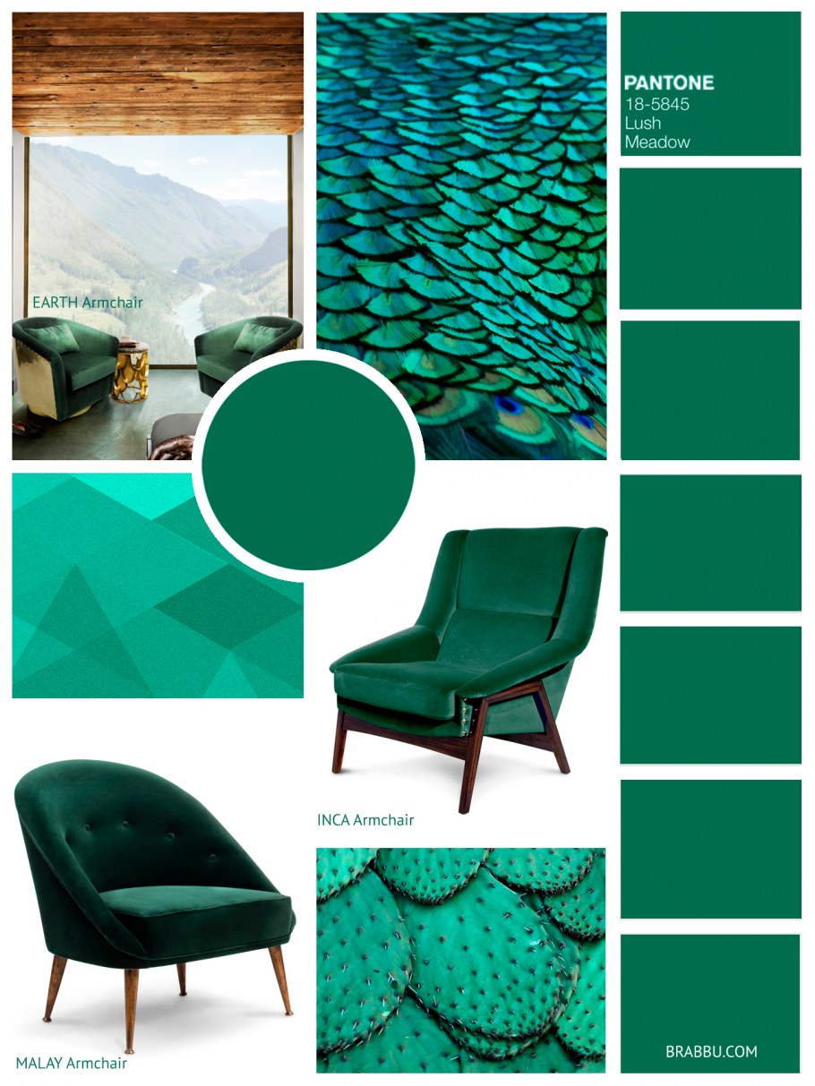 Мудборд изумруд