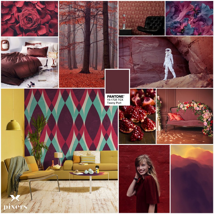 Палитра пантон тренды осень зима