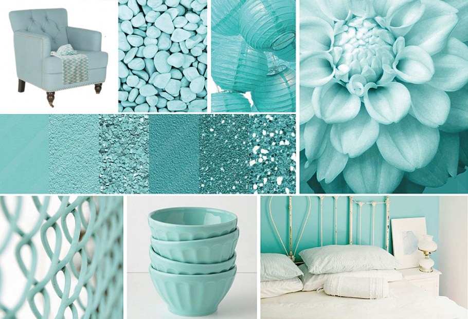 Пантон бирюза