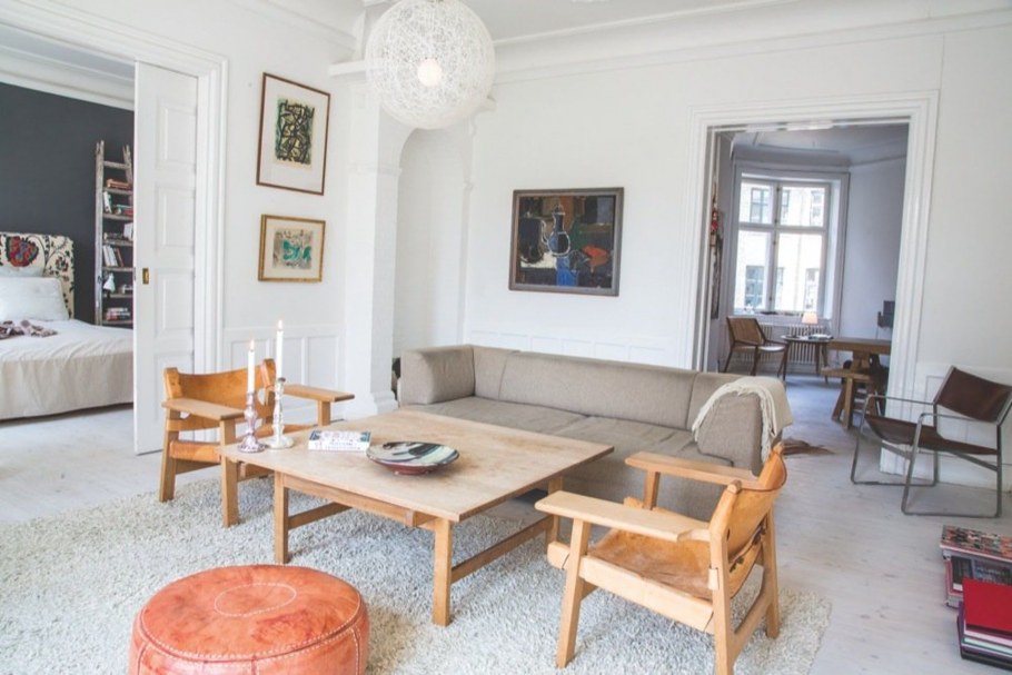 Лобби отеля в скандинавском стиле