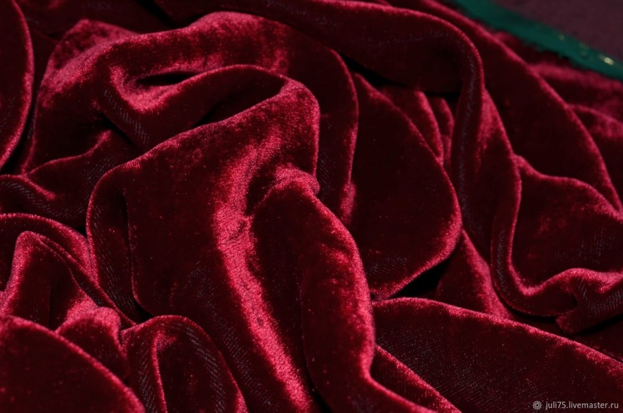 Бархат (вельвет) шелк/вискоза, Италия