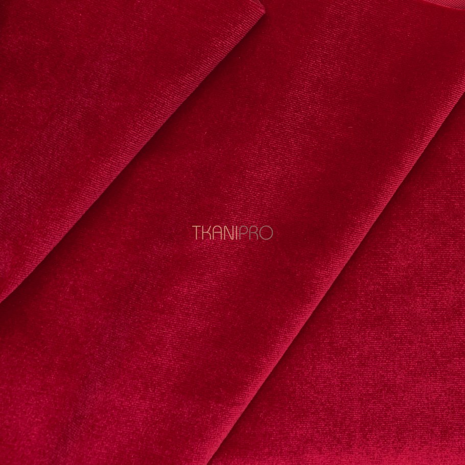 Бархат стрейч бордо