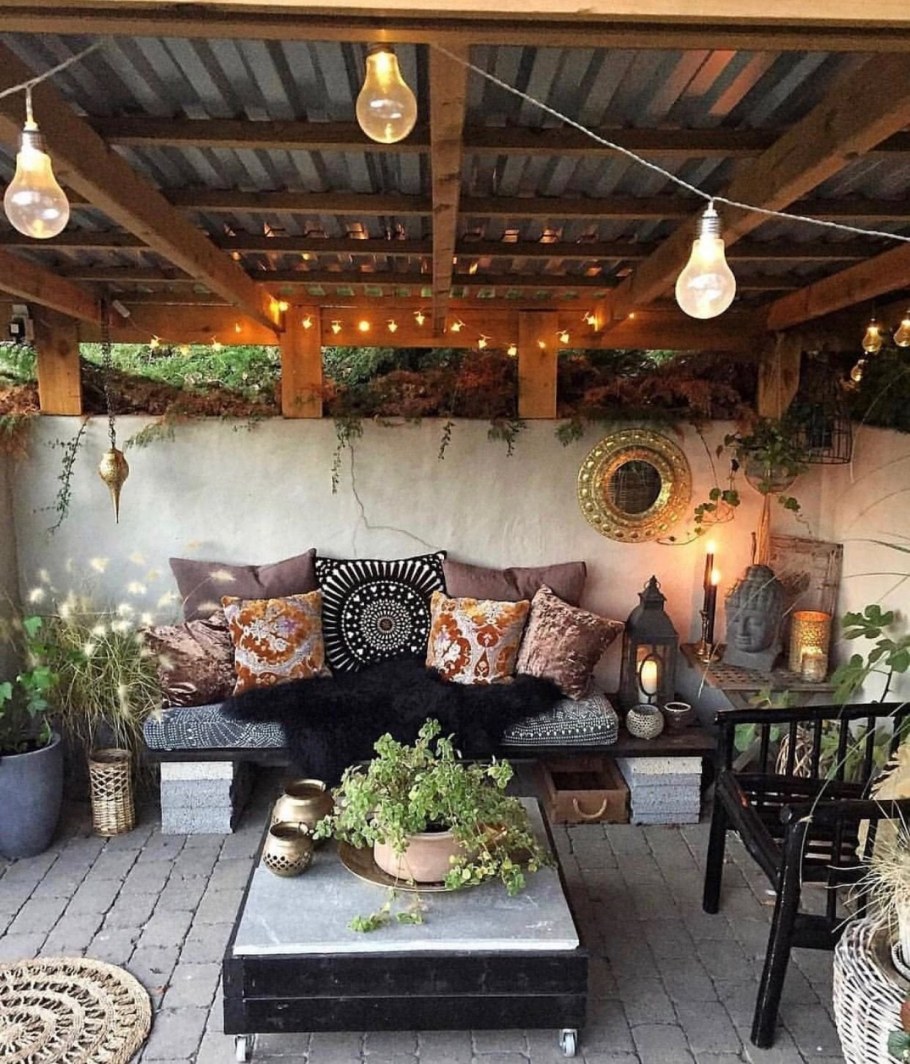 Веранда в деревенском стиле