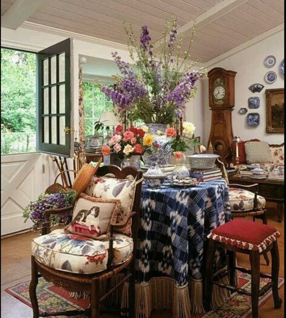 Стародачный стиль в интерьере