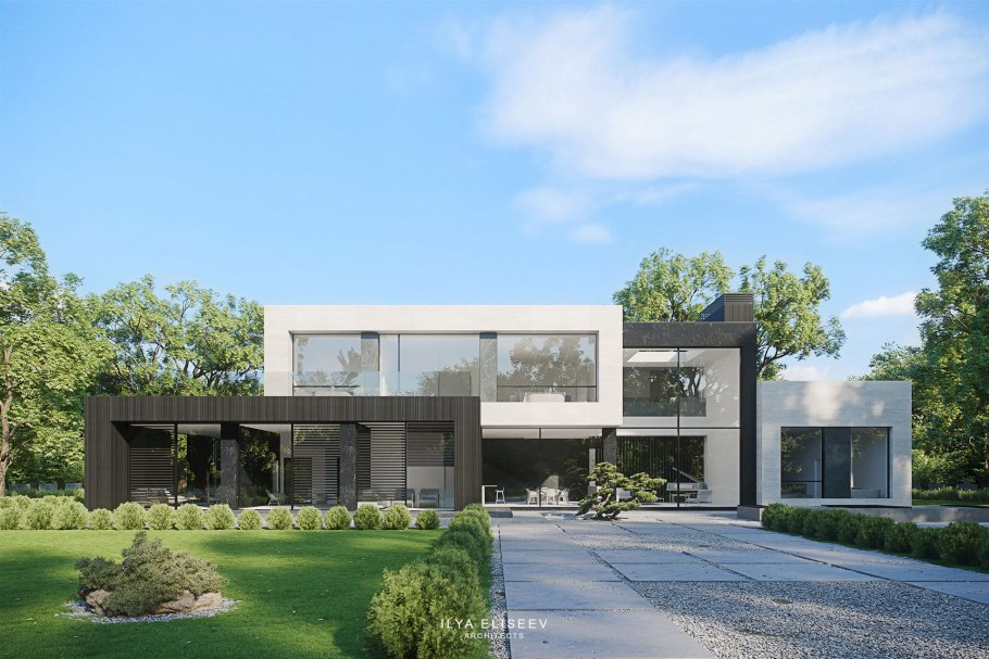 Кендалл Дженнер дома с плоской крышей