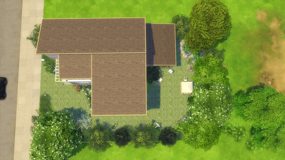 Дом вид сверху