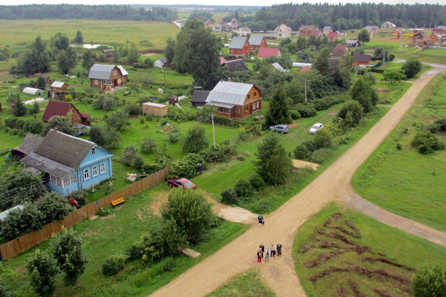 Село вид сверху