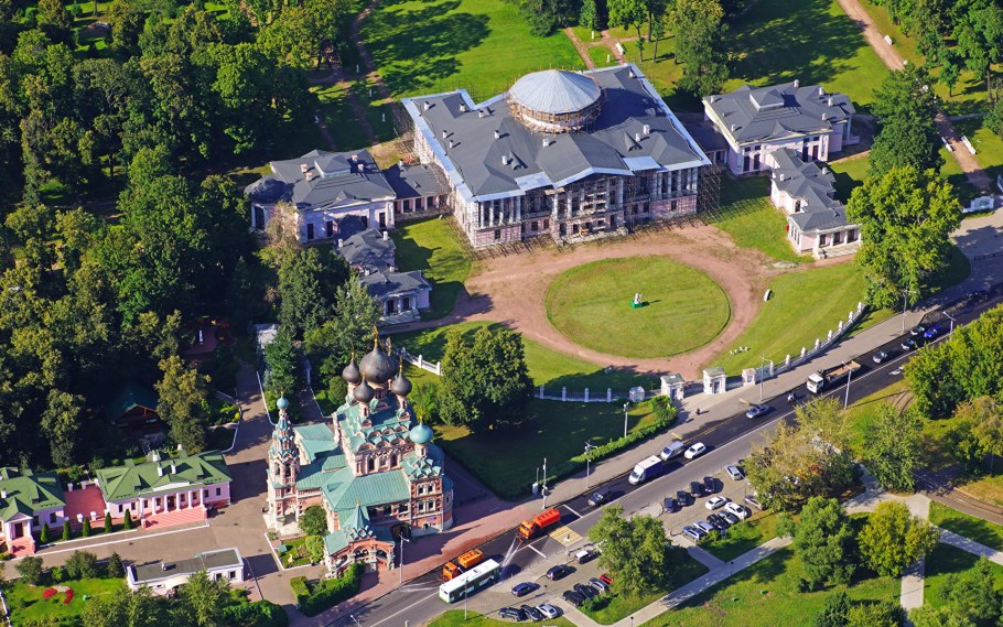 Барвиха посёлок вид сверху