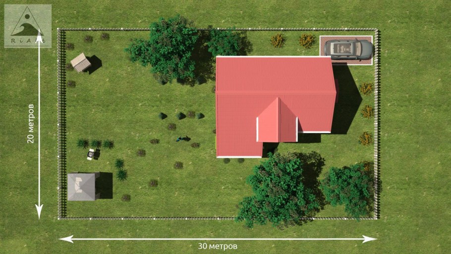 Участок 7 соток Размеры