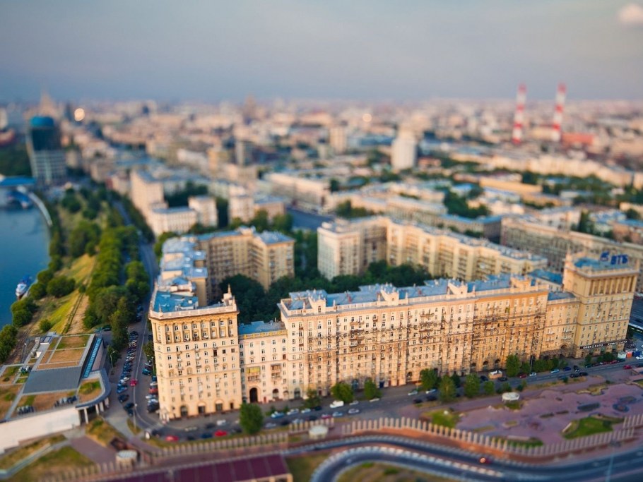 Кутузовский проспект вид сверху