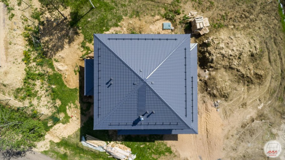 Домик вид сверху