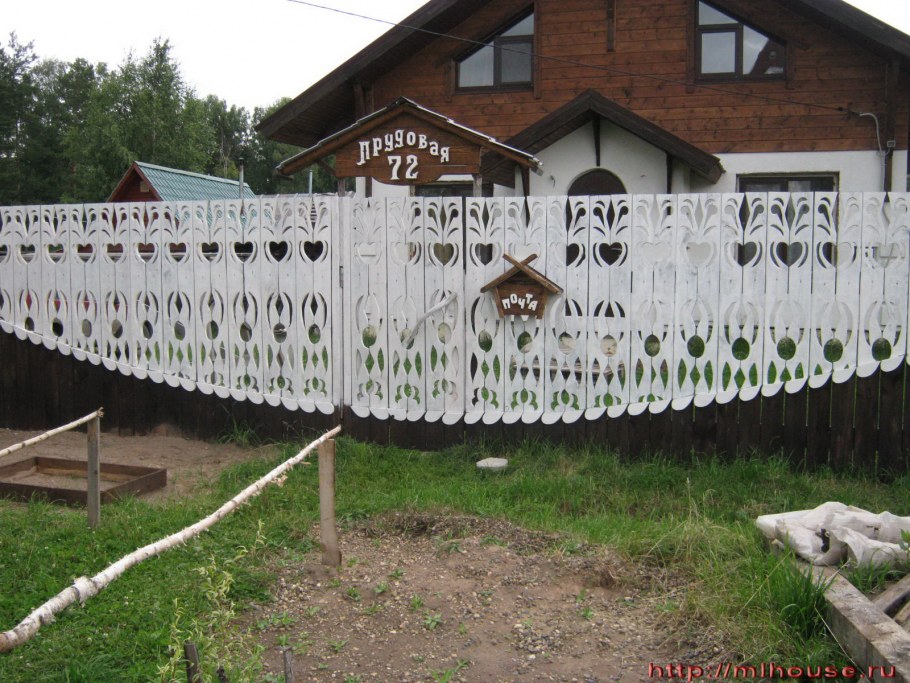 Резной штакетник из дерева