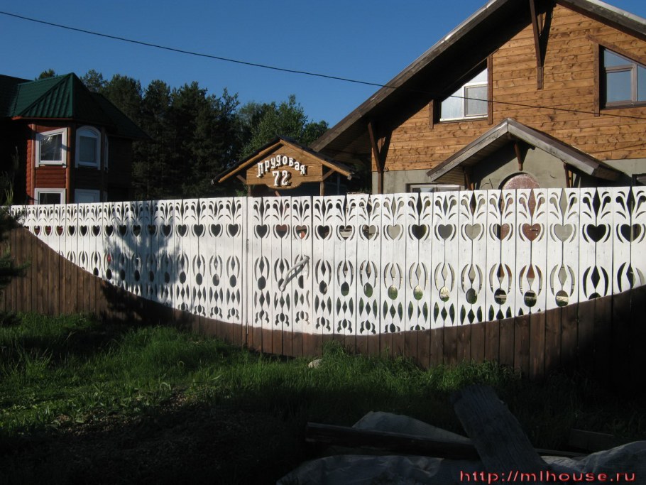 Резной штакетник из дерева