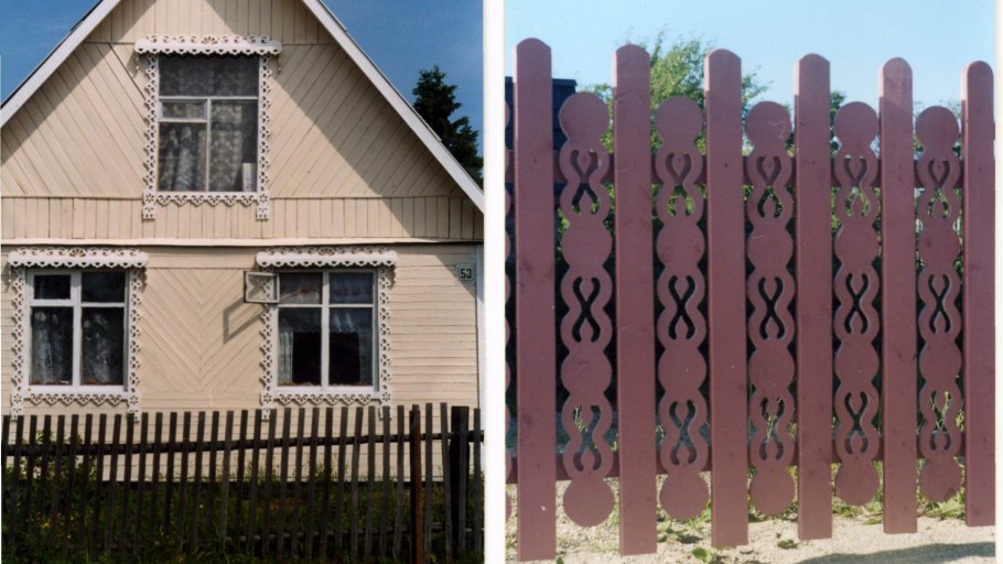 Калитка декоративная деревянная