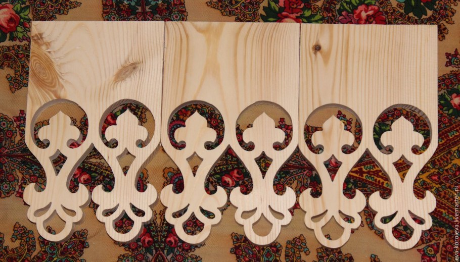 Узоры на деревянном заборе