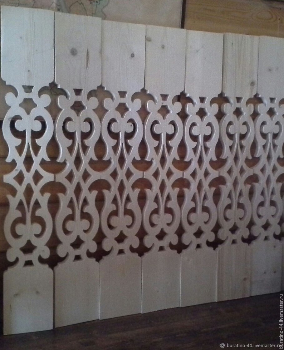 Штакетник резной деревянный