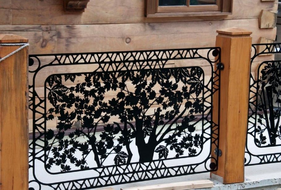 Узорчатый палисадник