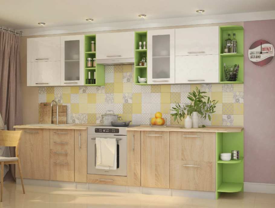 Кухня олива 3100