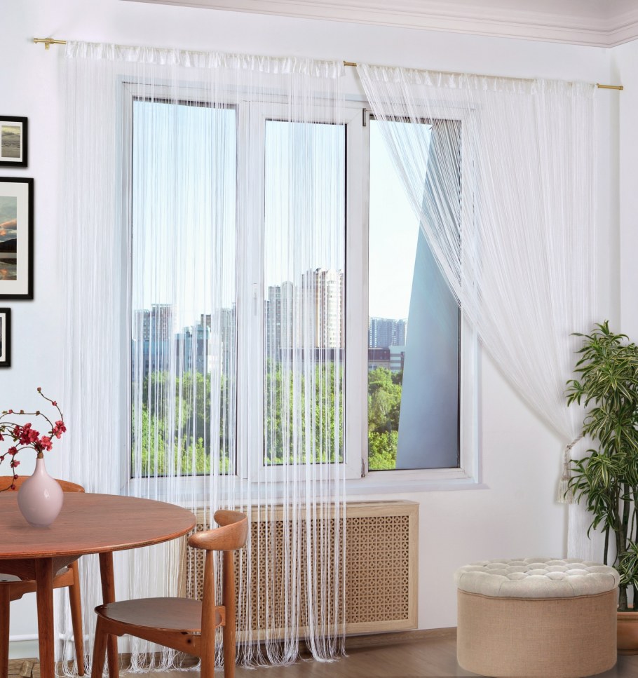 Нитяные шторы 300х300