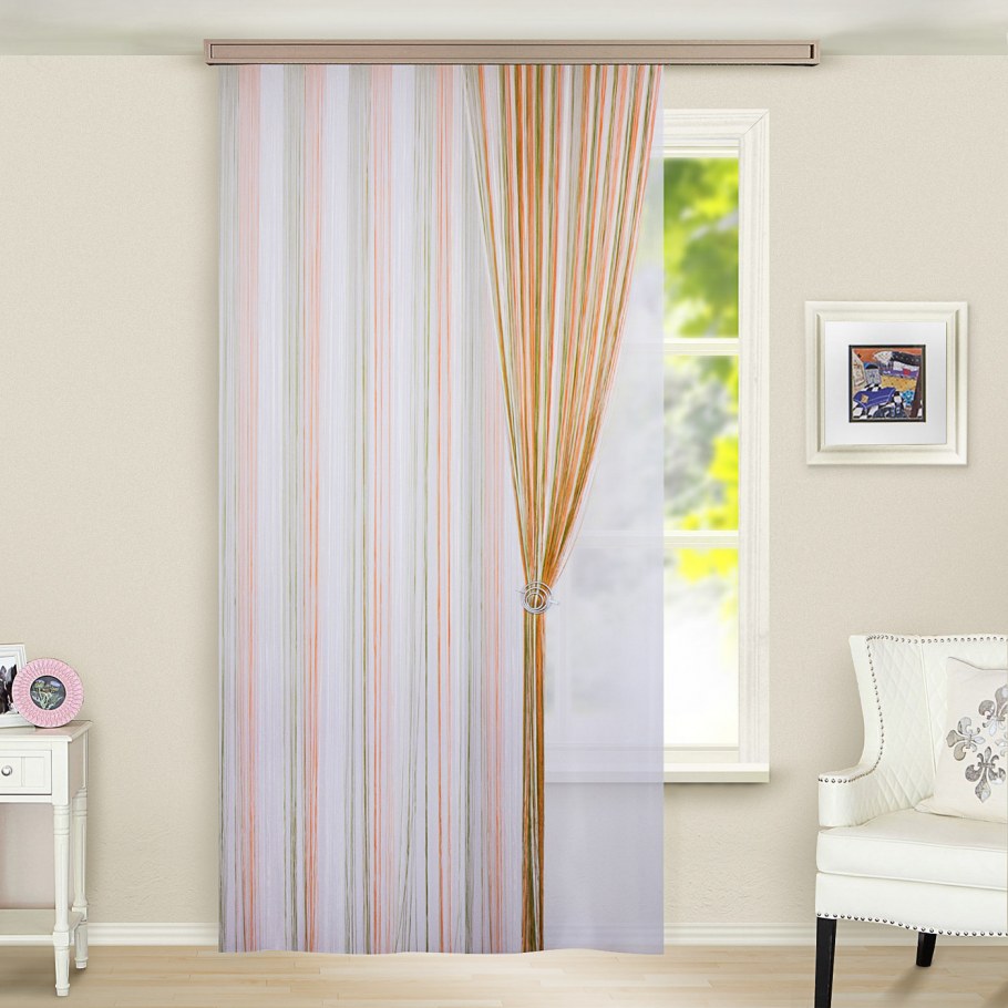 Нитяные шторы кисея