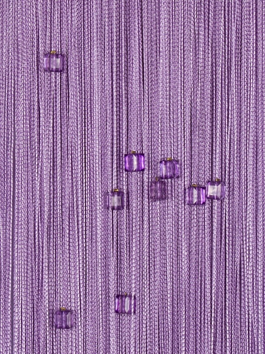 Кисея нитяные шторы дождь Радуга col 107