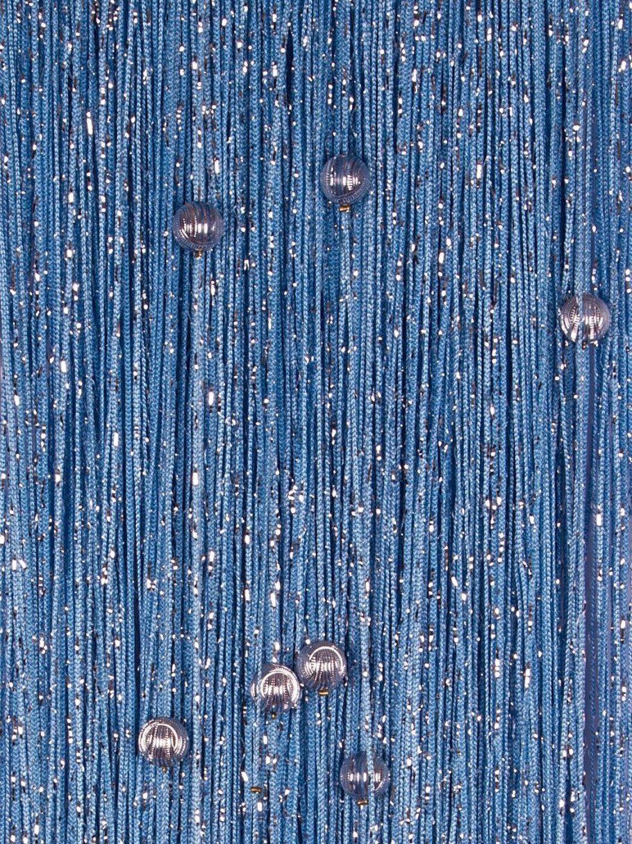 Нитяные шторы на кухню