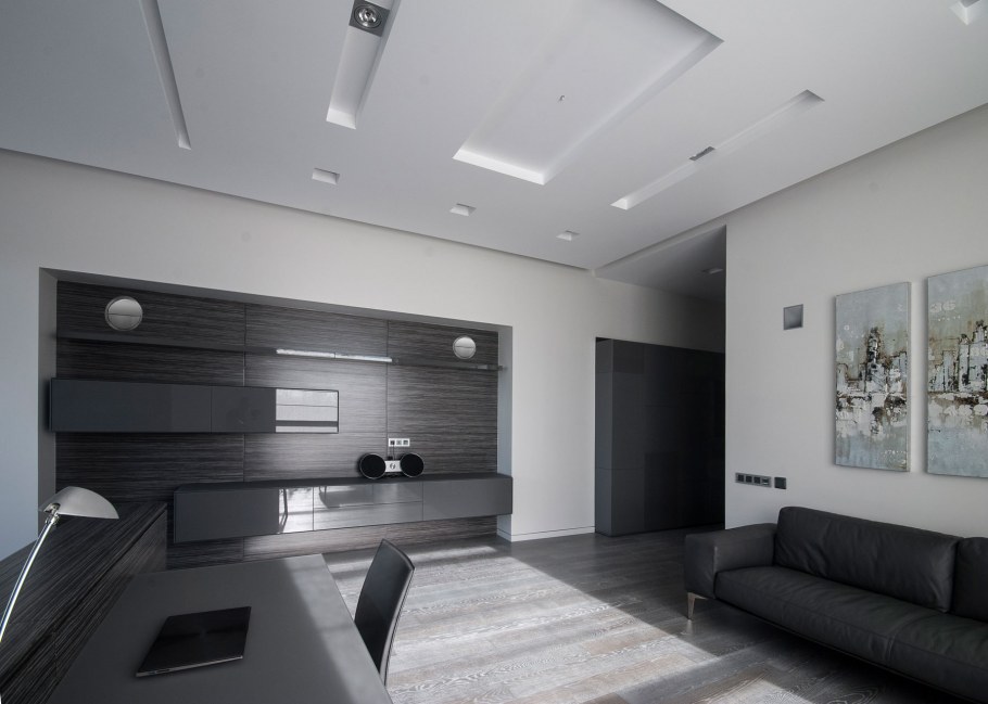 Интерьер загородного дома Минимализм