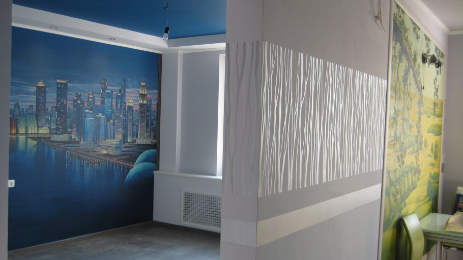 Фотообои в нишу