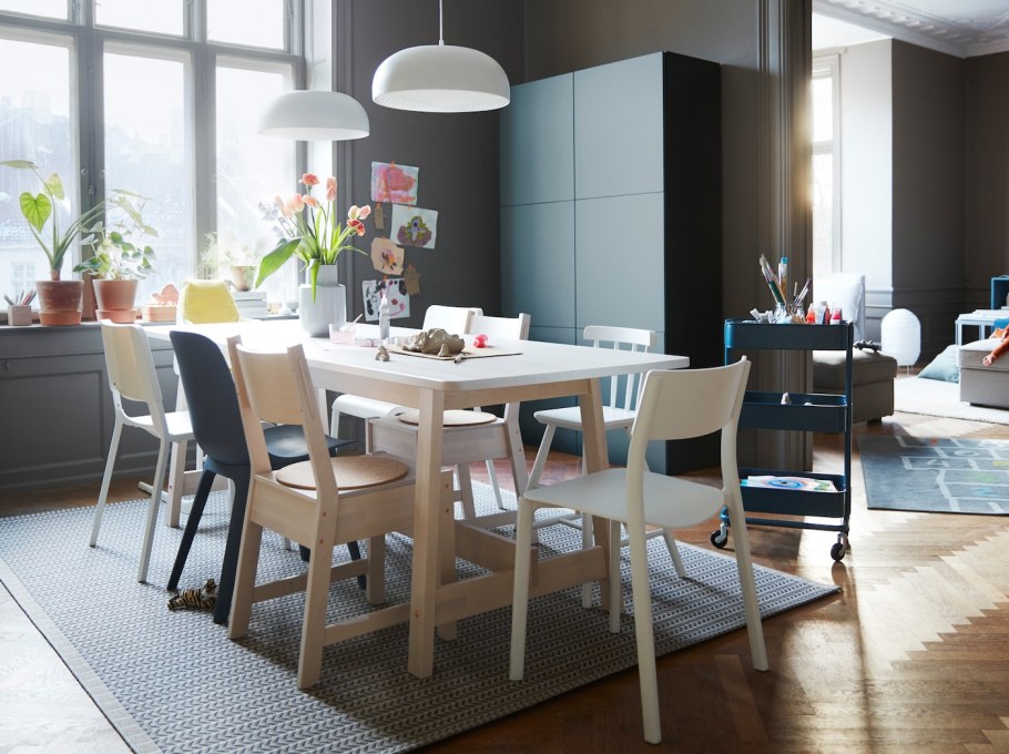 Интерьер столовой икеа