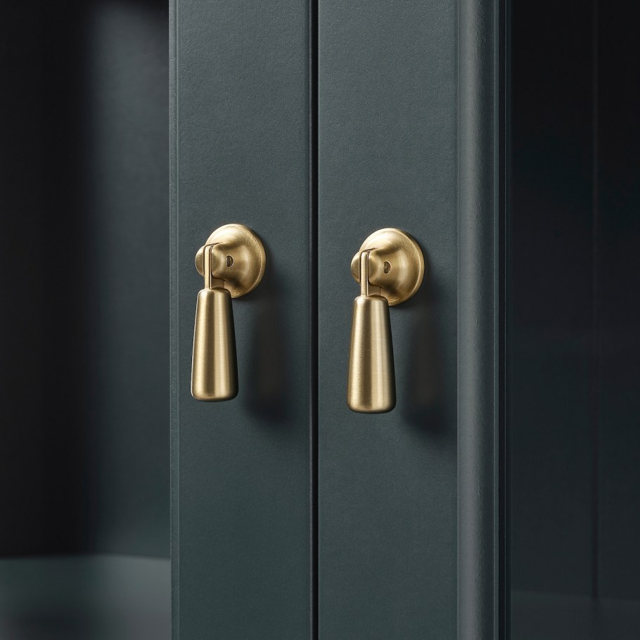 Lommarp ломмарп шкаф, темный сине-зеленый102x101 см