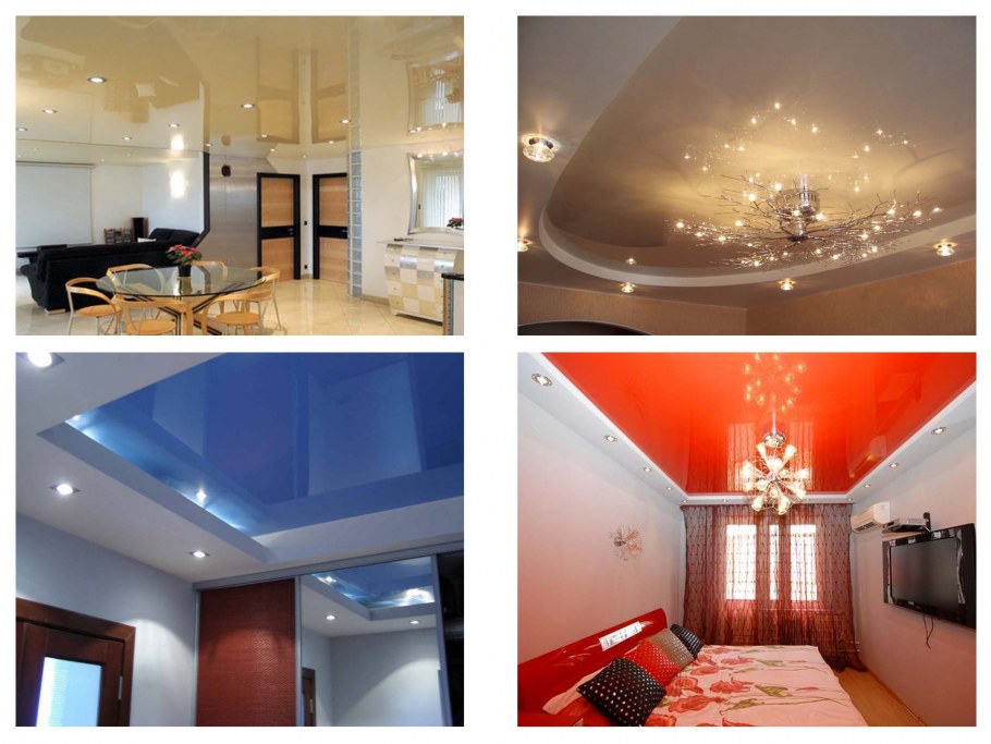 Двухуровневый потолок прямой